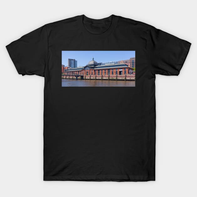 Fish auction hall, fish market, Altona, Hamburg, Germany, Europe T-Shirt by Kruegerfoto